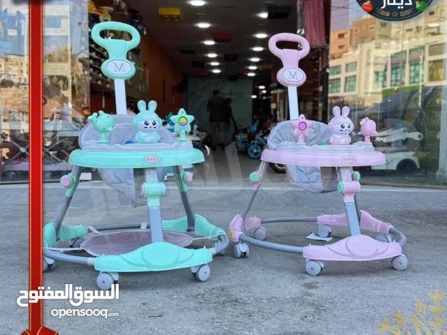 كراجة تعليم مشي امتياز اوربي مع وكر لتعليم المشي و كرسي طعام