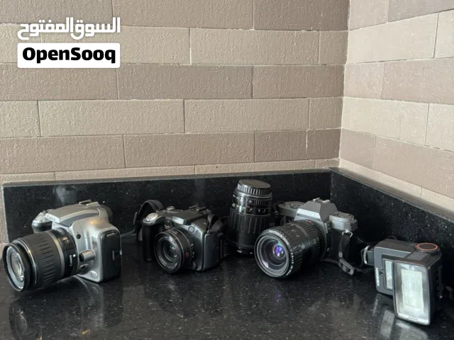 كاميرات انتيك وجديد مع العدسات