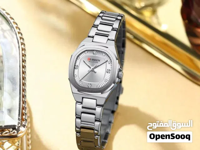 ساعات نسائي طلاء ثابت لايتغير شاشه زفير