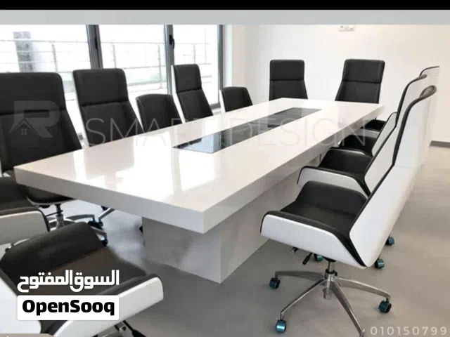 ترابيزة اجتماعات ميتنج  خشب mdf اسباني متوفر جميع الالوان والمقاسات والموديلات ضمان