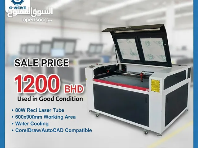 CNC Laser CO2 Engraving & Cutting Machine (80 watt) Model: 6090 (G-Weike)