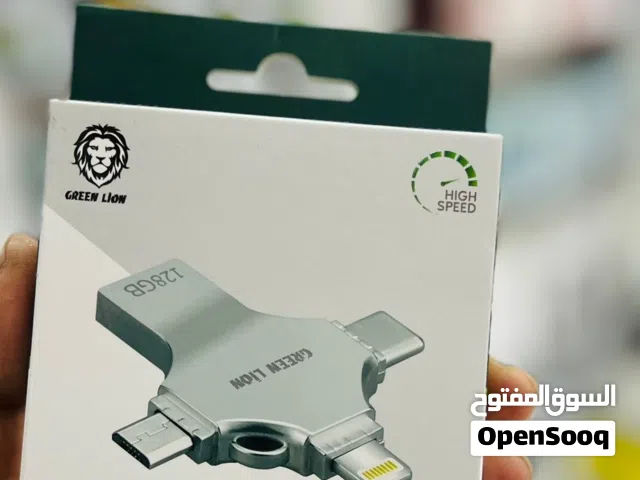 ذاكرة فلاش لجميع الهواتف اندرويد وايفون Green lion  4in1 usb flash drive 128GB