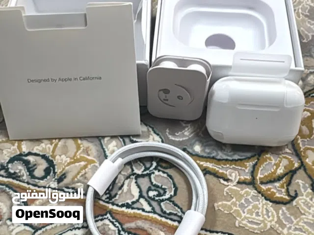 Apple AirPods Pro (2nd gen) with charging case and braided Lightning cable just open box only