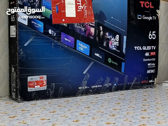 شاشه TCL حجم 65. c735 جديده مامستخدمه