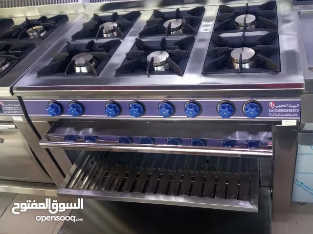 1.افران مندي ستانلس ستيل تعمل على الغاز والبخار. 2.طباخات مع افران من الاسفل أوربي او صناعة محلية. 3