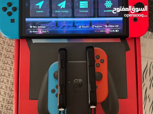 Nintendo Switch Oled Jailbreaked with 21Games نينتندو سويتش OLED معدلة