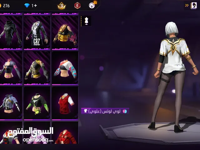 حساب فري فاير مشحون عليه بتعب والله
