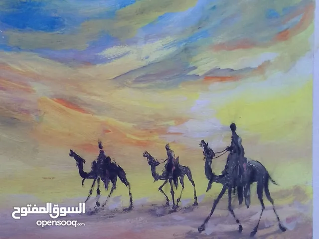 لوحات فنيه رسمت باليد خش شوف الابداع