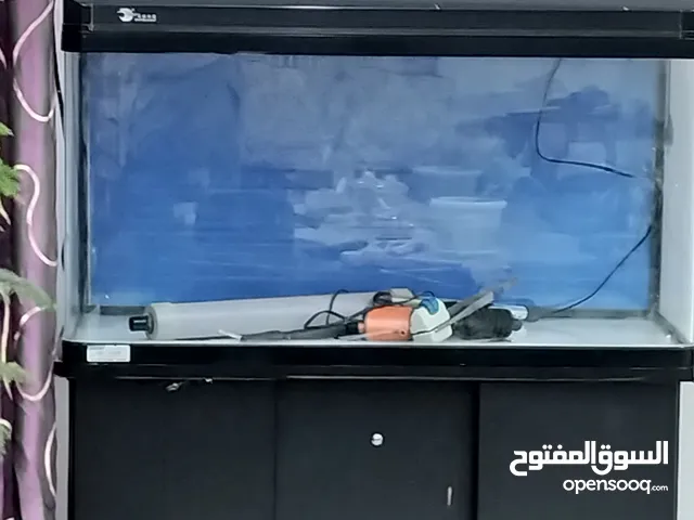 حوض اسماك مع طاولة