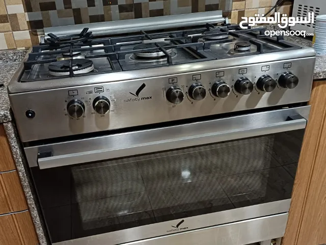 غاز مع فرن سيفتي ماكس بحال الوكالة