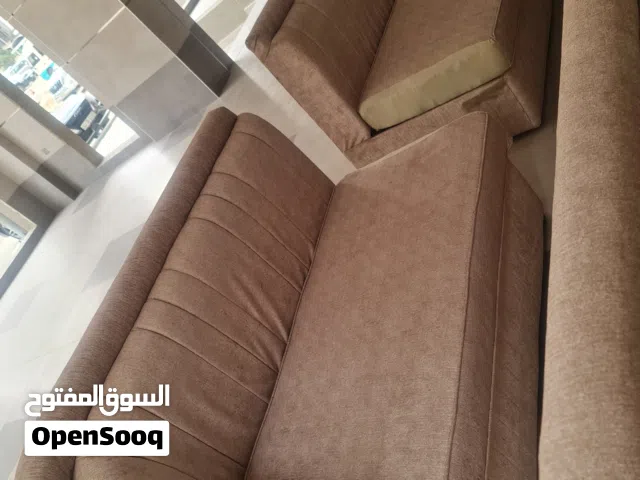 غرفه جلوس كنبه كبيره و2كنبه صغيره  المنقف قطعه 4 Living room set: one large sofa and tw