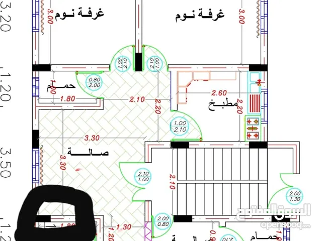 عماره مؤسس لخمسه دور مبني دورين الدور الثاني عاد السقف منصب أوراق معمد مضرب جاهز