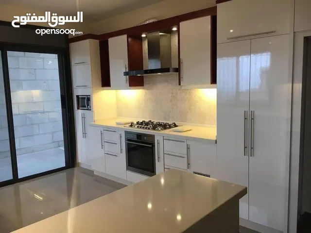 شقه مفروشه للايجار في عين منجد اطلاله مميزه