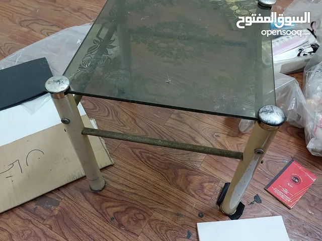side table with glass top