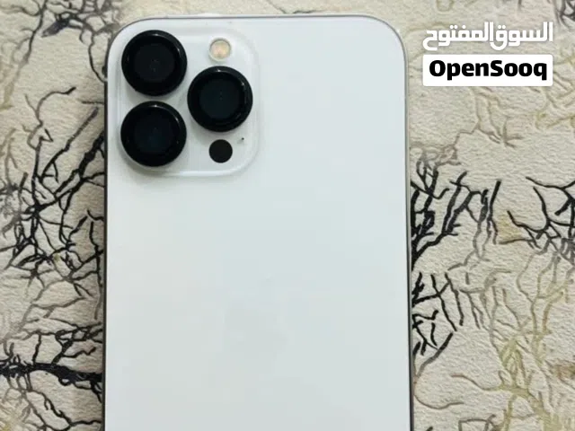 ايفون 13 برو ماكس ابيض نظيف بطاريه 81