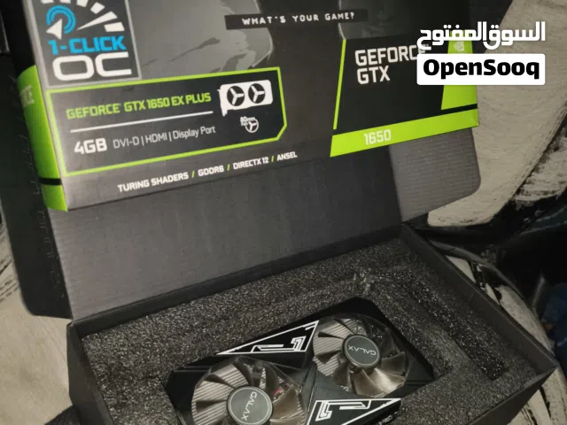 للبيع كرت شاشة GTX 1650 4GB - إصدار OC (Factory Overclocked)