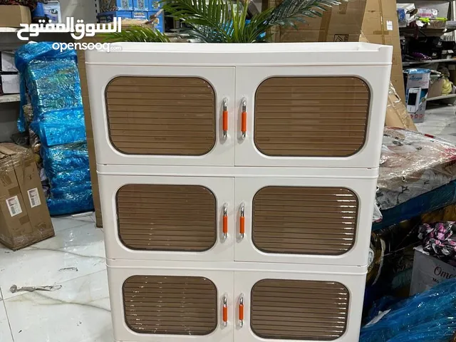 الخزانة العملاقة – لمسة رفاهية لبيتك!  تصميم راقي + أبواب شفافة مودرن خامة بلاستيك قوية ومتانة عالية