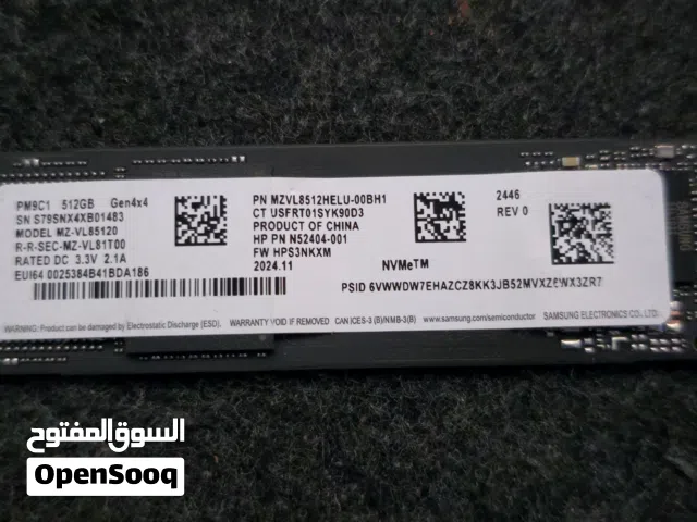 Samsung 512GB Nvme m.2 SSD gen 4 whatsapp only