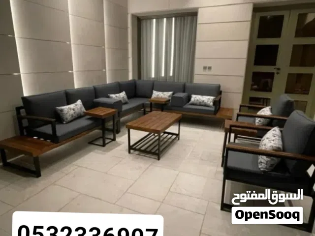 جلسة حرف L متصل لتفصيل حسب الطلب جودة مضمونة من الخشب السويدي طبيعي عليه ضمان لسنين