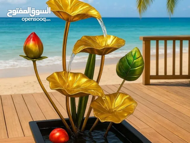 نافورة أوراق اللوتس – فخامة وهدوء بمكان واحد بتلبق للبيت، المكتب أو الشاليه – وكمان بتصير أحلى هدية
