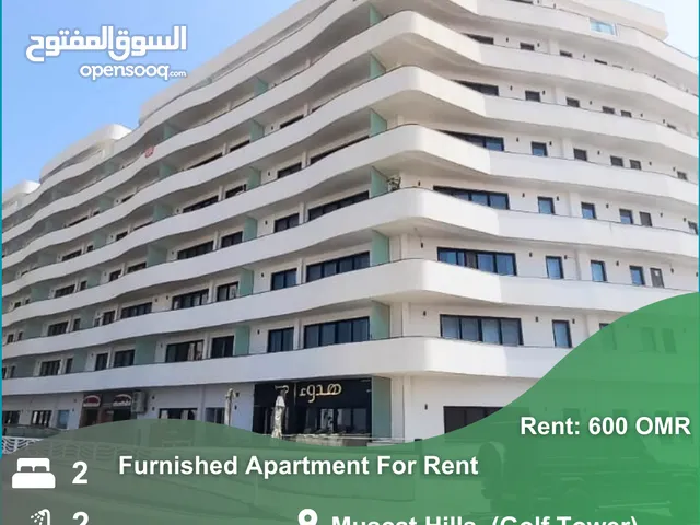 Furnished Apartment for Rent in Muscat Hills (Golf tower)  REF 112MB