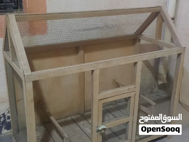 قفص دجاج كبير خشبي للبيع