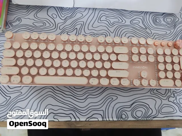 كيبورد eweadn v20 جديد لوك ستيكر pink Switch