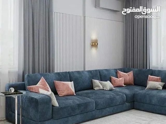 تفصيل جميع الكنبات وتصميم اي موديل علا حسب رغبه الزبون وتلبيس الكنب القديم
