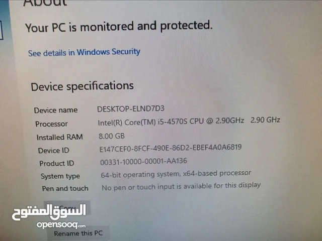 dell i5 8gb ram 500gb HHD I have 2 set . each 45bd . if any one interested feel free to contact