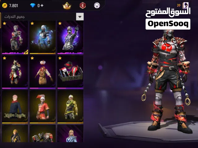 Free Fire Accounts and Characters for Sale in Zarqa