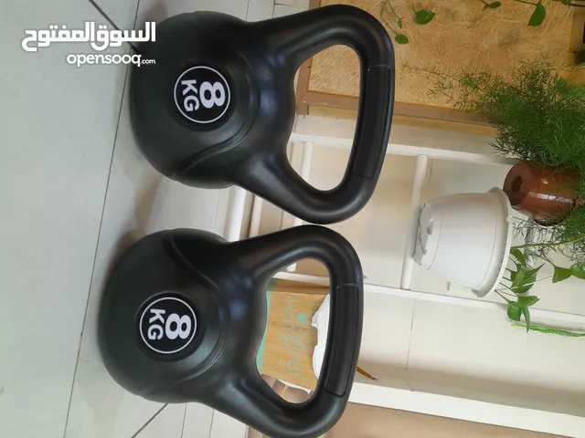 two 8kg kettlebells for sale