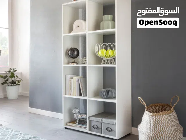 خزانة ارفف خشب مميزة قوية جدا متعددة الاستخدام للكتب او للتحف اطلبها الان توصيل مجاني داخل عمان