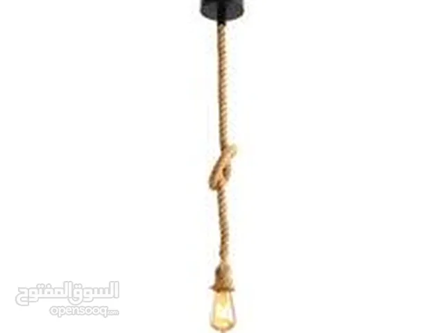 ROPE WIRE decorative chandelier high quality - اضاءة كلاسيك من الخيش مناسبة للغرف والمطابخ