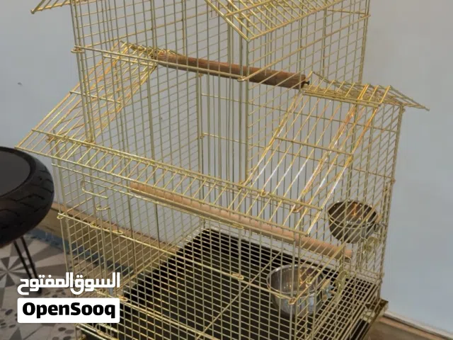 للبيع قفص كبير ذهبي