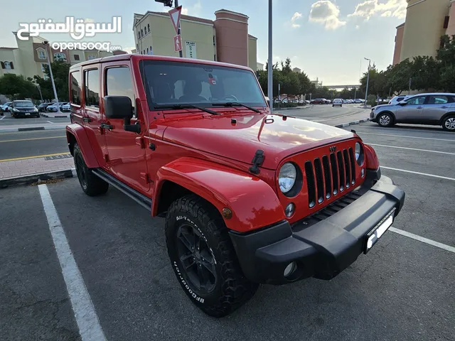 JEEP WRANGLER UNLIMITED NIGHT EAGLE, 2017, 3.6L AUTO, 159000 KMS, GCC, AGENCY MAINTAINED