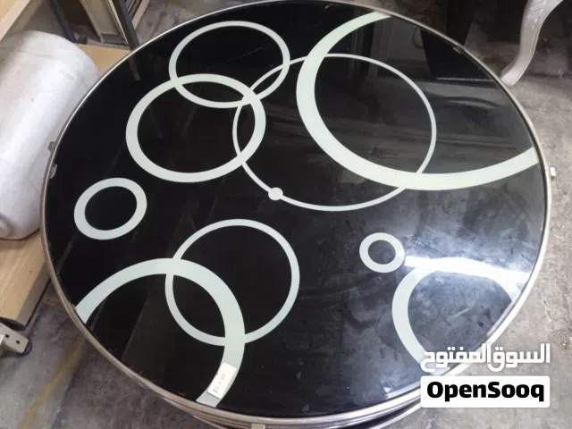 طاولة دائرية زجاج للبيع ............................................................................