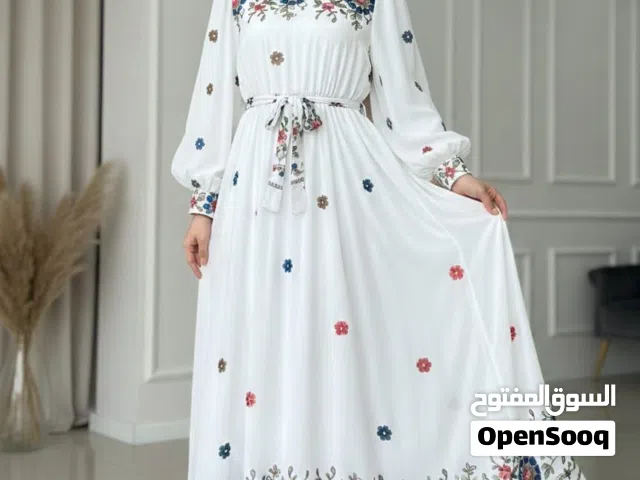 فستان شيفون دبل كلوش