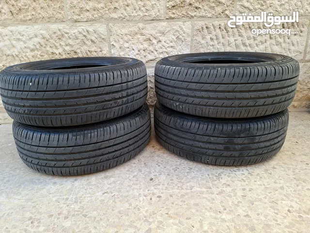 طقم اطارات سوميتومو مستعمل نظيف قياس16/205/60 كاش،فقط