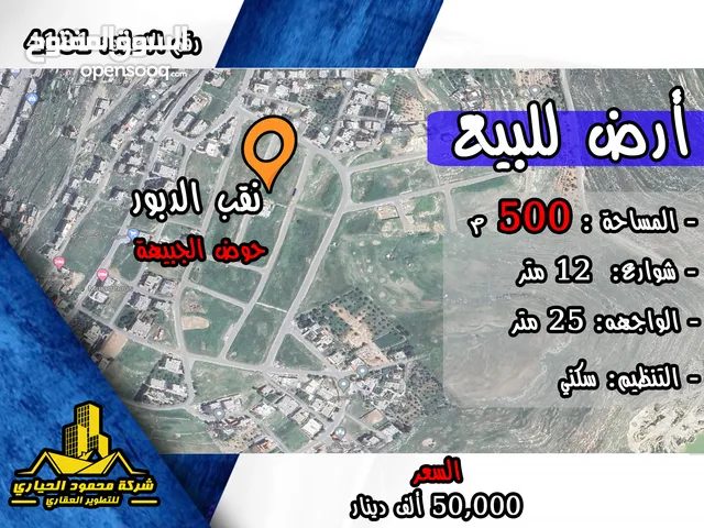 رقم الاعلان (4181) ارض سكنية للبيع في منطقة نقب الدبور