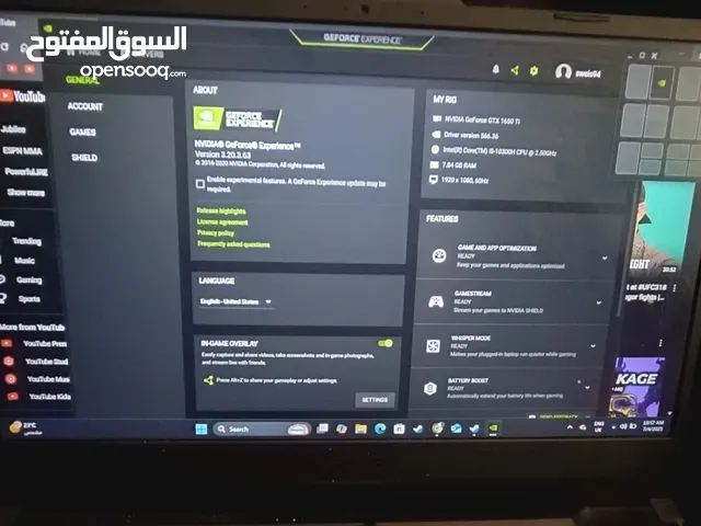 Asus tuff f15 gaming laptop جهاز فخم