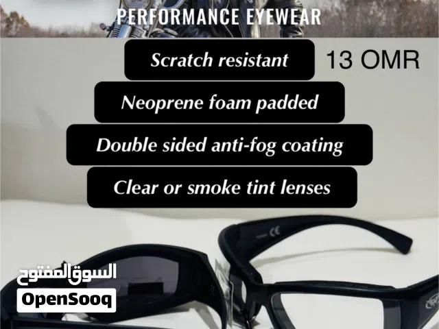 Glasses for motorcycle  - foam padded sunglasses / USA