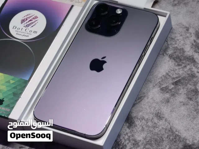ايفون 14 برو ماكس (256GB) بحالة الوكالة ضمان شرق اوسط مكفول من الفتح والتصليح شرط
