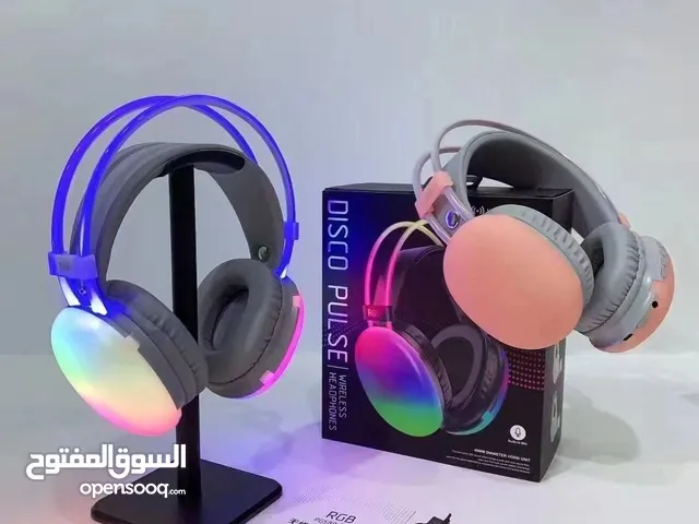 سماعات رأس لاسلكية RG580 -أضاءة RGB - عزل صوت محيطي -التوصيل لكل العراق - سعر مناسب ويه المواصفات .