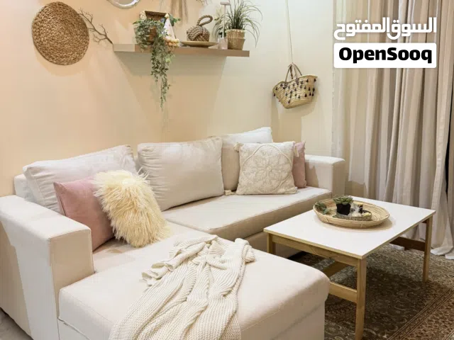 Home center Lshape sofa size 260*150 in good condition