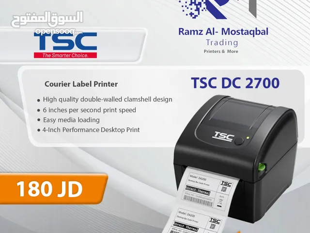 طابعات TSC ليبل و طابعات باركود TSC BARCODE LABEL PRINTER