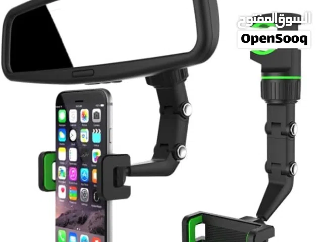 حامل موبايل لمراة الرؤية الخلفية بزاوية 360 جديد