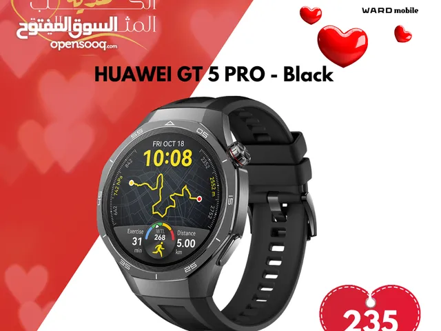 Huawei GT 5 PRO Black هواوي جي تي 5 برو