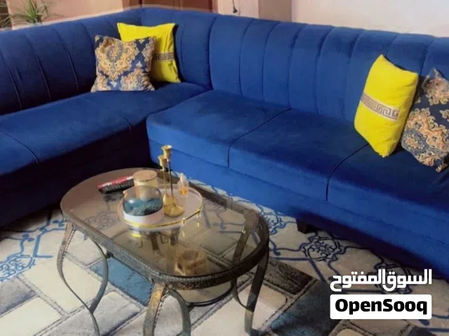 طقم كورنر للبيع خشبو سويد تفصيل