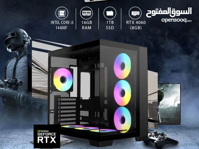 اقساط بدون دفعه اولى ( تجميعة كمبيوتر اي 5 Pc Computer i5-14400F RTX4060 )