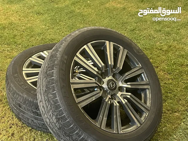 للبيع اربع تواير معا رنقات لكزس lx570 موديل 2021